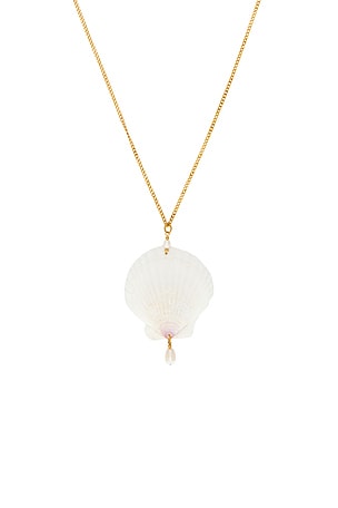 petit moments Vale Necklace in Metallic Gold