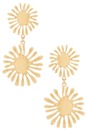 PENDIENTES LARGOS SUNBURST petit moments
