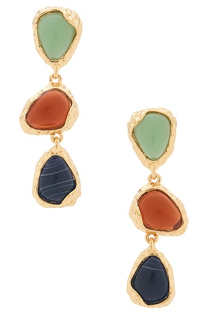 petit moments Heights Earrings in Red,Blue