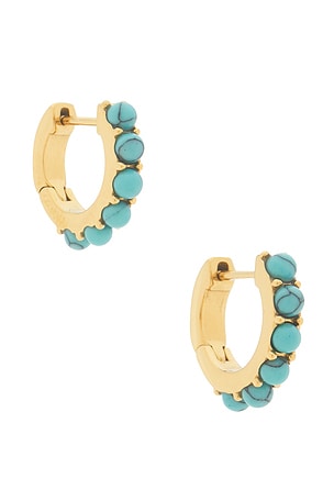 Turquoise Stone Huggies petit moments