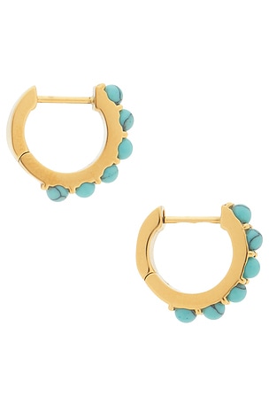 petit moments BOUCLES D'OREILLES Turquoise en Sarcelle