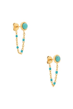 Turquoise Drop Earring petit moments