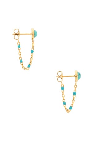 petit moments Turquoise Drop Earring in Teal