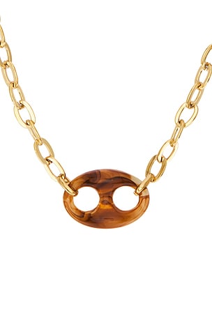 petit moments Acrylic Link Necklace