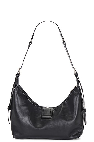 Petit moments bolso hombro buckle up en color negro