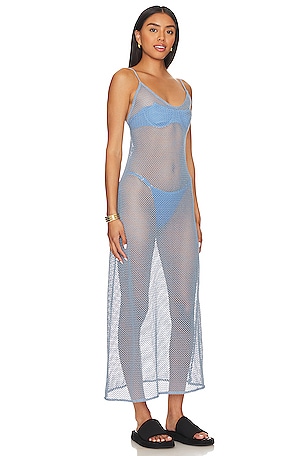 PEIXOTO x REVOLVE Arya Dress in Baby Blue. Size XL. Also