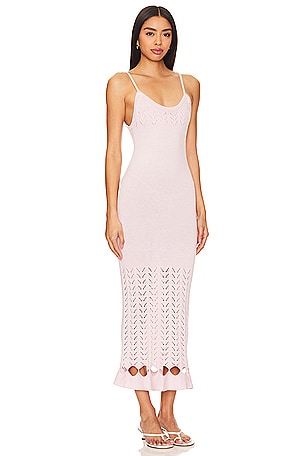 PEIXOTO Nora Knit Dress in Blush