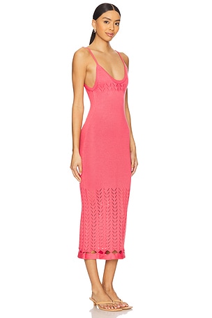 PEIXOTO Nora Knit Dress in Pink