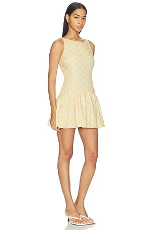 PEIXOTO Addison Mini Dress in Yellow