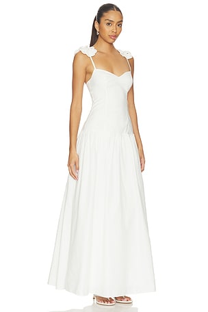 PEIXOTO Audrey Maxi Dress in White