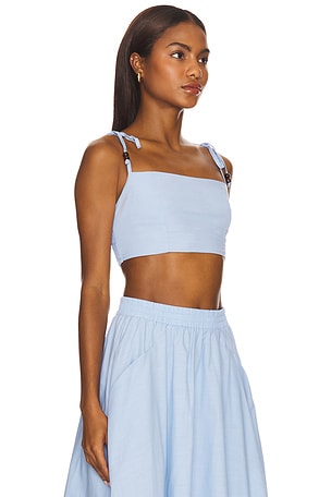 PEIXOTO Esti Top in Baby Blue