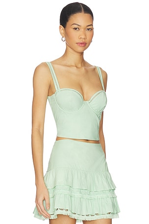 PEIXOTO Sasha Top in Mint