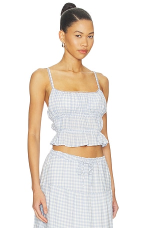 PEIXOTO Amelia Top in Baby Blue