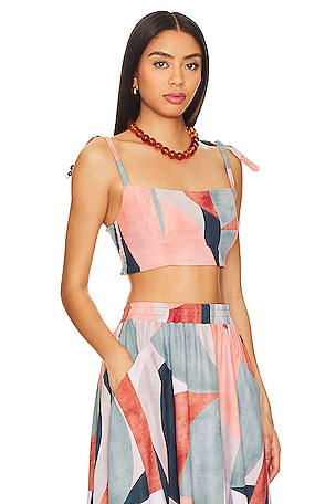 PEIXOTO Esti Top in Teal
