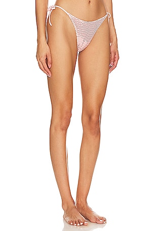 PEIXOTO Ari Skimpy Bikini Bottom in Pink