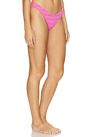 PEIXOTO Shelley Cheeky Bikini Bottom in Pink