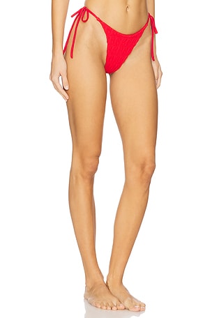 PEIXOTO Tonie Bikini Bottom in Red