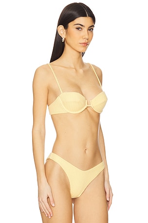 PEIXOTO Lara Bikini Top in Yellow