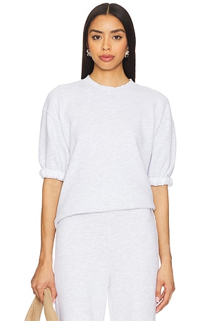 Rebecca 3/4 Puff Sleeve Sweatshirt perfectwhitetee