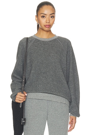 Oversized Ziggy Inside Out Fleece Crewneck Sweatshirt perfectwhitetee