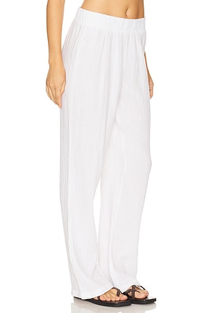 perfectwhitetee - Double Gauze Pants in White