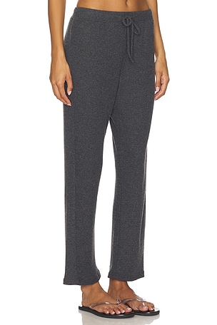 perfectwhitetee Remi Drawstring Pant in Charcoal. Size XS. Also