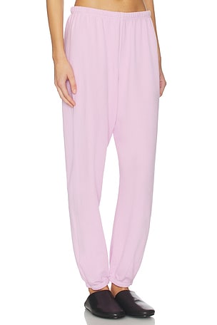 perfectwhitetee French Terry Easy Sweatpant in Pink