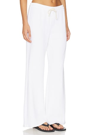 perfectwhitetee Waffle Pants in White