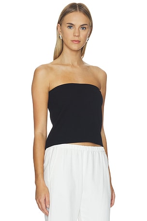 perfectwhitetee Talula Blondie Tube Top in Black