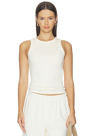 REGATA ESTRUTURADA COM GOLA ALTA CANELADA DAPHNE  perfectwhitetee