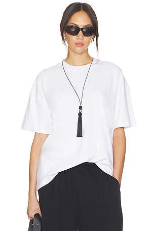 Camryn Oversized Heavy Cotton Tee perfectwhitetee