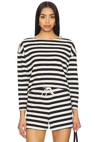 Taylor Striped Long Sleeve Top perfectwhitetee