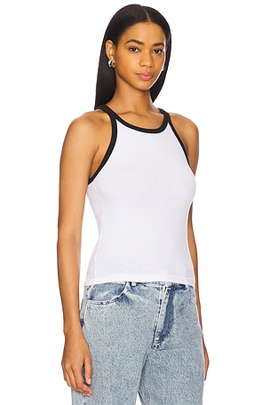 perfectwhitetee Shae Tank Top in White