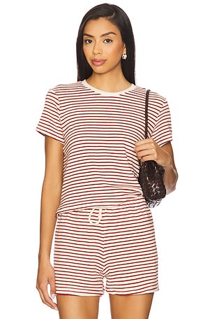 Loop Terry Stripe Tee perfectwhitetee
