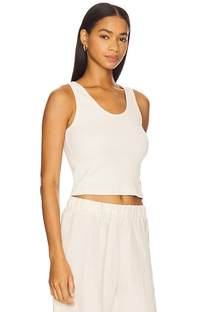 perfectwhitetee Blondie Tank in Nude