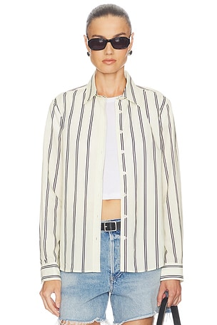 Cotton Poplin Slim Fit Button Down perfectwhitetee