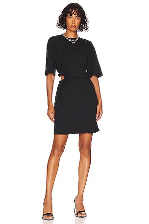 knee length dresses for ladies Simkhai Shania Mini Dress in Cranberry