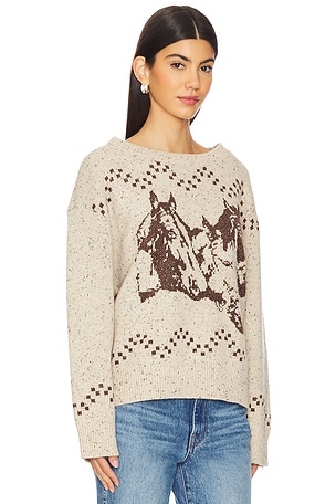 Found x REVOLVE Horse Sweater in Beige