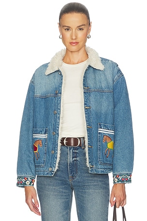 Horse Equine Denim Work Jacket Found
