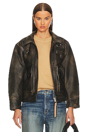 Leather Pocket JacketFound$434