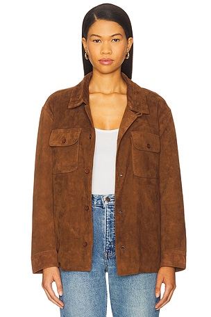 Suede Camp Shirt Found