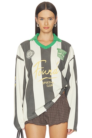 Striped Sport Ls Jersey Found