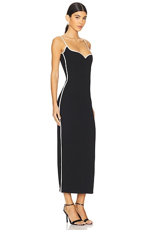 Paris Georgia Heart Dress in Black