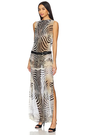 Gala Zebra Slip Dress Paris Georgia