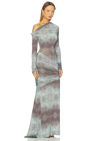 Paris Georgia Derya Gown in Blue