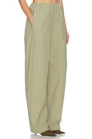 Paris Georgia Cocoon Trackpant in Olive. Size XS. Also
