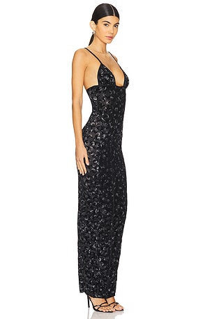 Poster Girl Hun Dress in Black