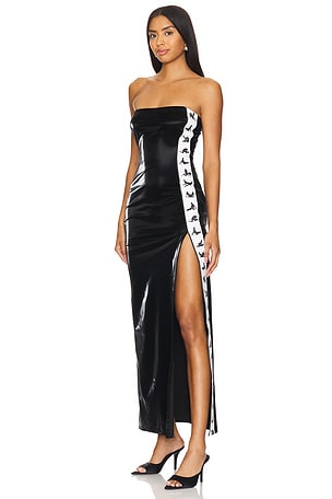 Poster Girl Becks Bandeau Dress in Black