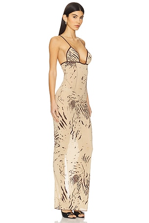 POSTER GIRL Hun Dress in Beige