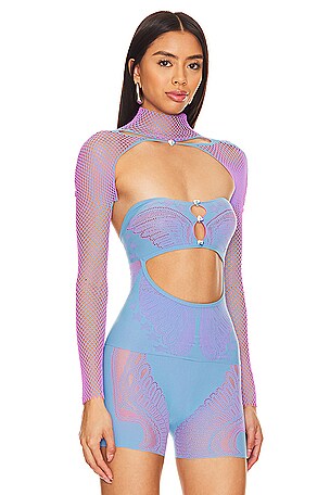 POSTER GIRL Bucks Top in Blue